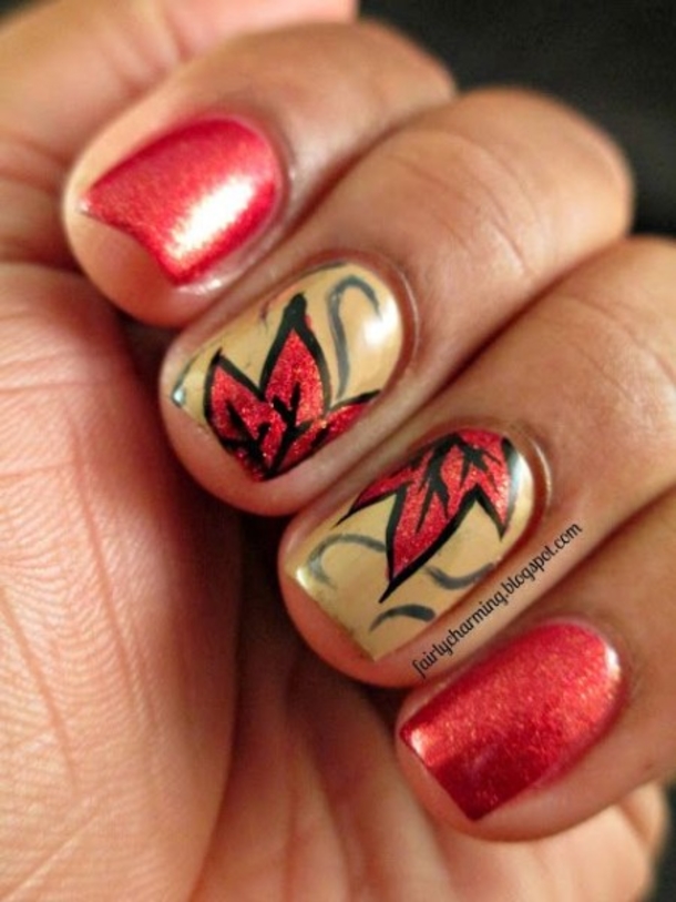 10 Fall Nail Art Ideas And Designs - picture 8