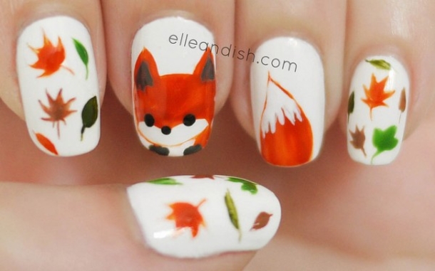 10 Fall Nail Art Ideas And Designs - picture 9