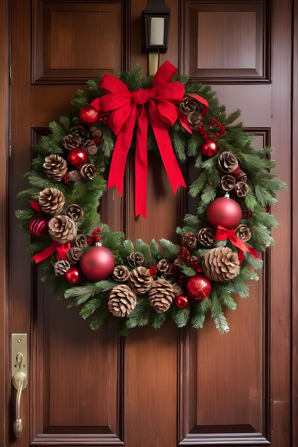 10 Festive Christmas Wreath Pictures That Are So Beautiful & Decorative - picture 4