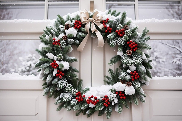 10 Festive Christmas Wreath Pictures That Are So Beautiful & Decorative - picture 6