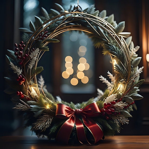 10 Festive Christmas Wreath Pictures That Are So Beautiful & Decorative - picture 7