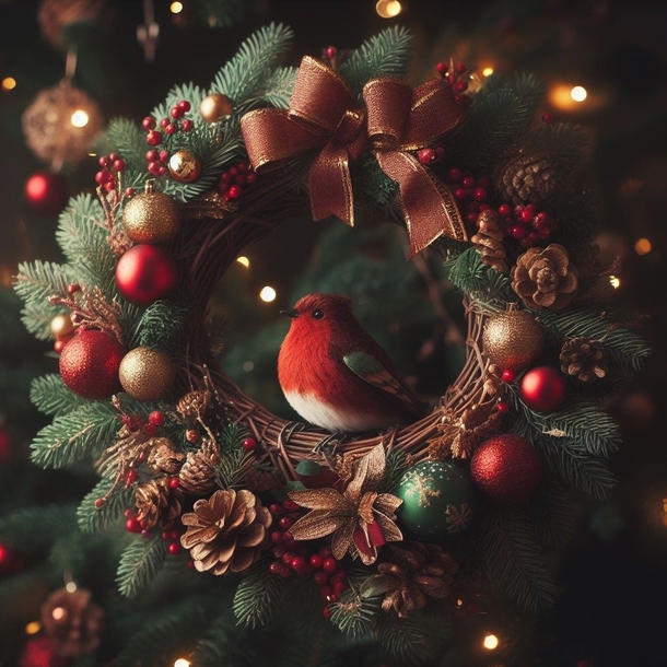 10 Festive Christmas Wreath Pictures That Are So Beautiful & Decorative - picture 9