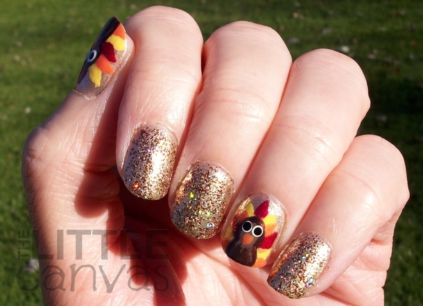 10 Festive Thanksgiving Nail Art Ideas - picture 10