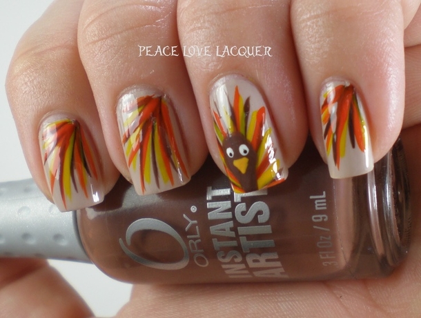 10 Festive Thanksgiving Nail Art Ideas - picture 8