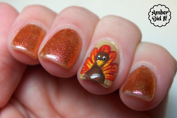 10 Festive Thanksgiving Nail Art Ideas - picture 9