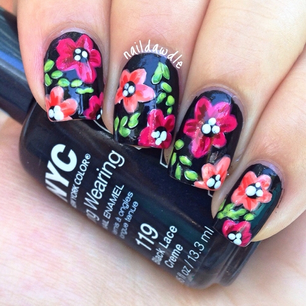 10 Floral Nail Art Ideas You Will Love - picture 2