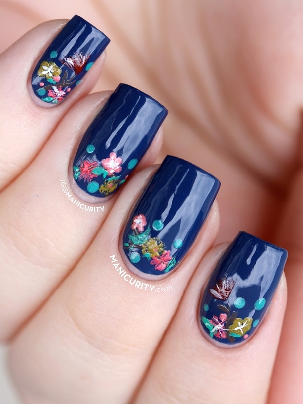 10 Floral Nail Art Ideas You Will Love - picture 3