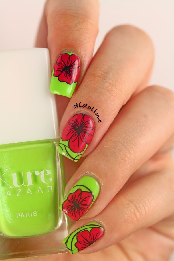 10 Floral Nail Art Ideas You Will Love - picture 5