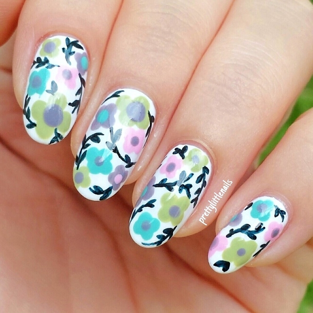 10 Floral Nail Art Ideas You Will Love - picture 8