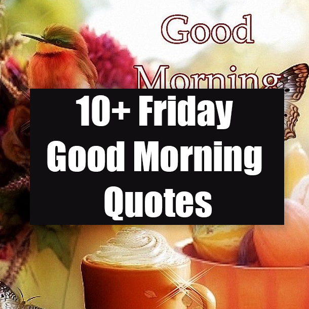 10+ Friday Good Morning Quotes