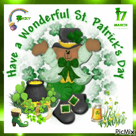 10 Fun Happy St. Patrick's Day Animated Quotes - picture 11