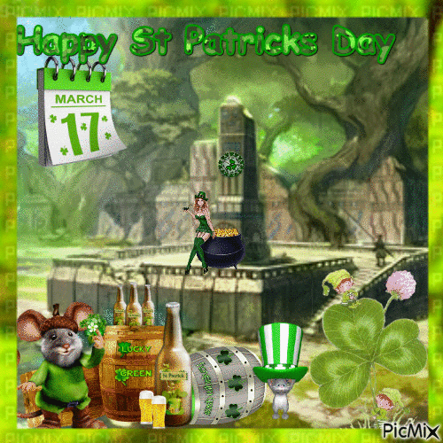 10 Fun Happy St. Patrick's Day Animated Quotes - picture 4