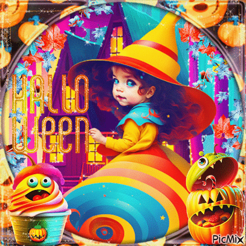 10 Fun & Colorful Happy Halloween Gif Greetings - picture 2
