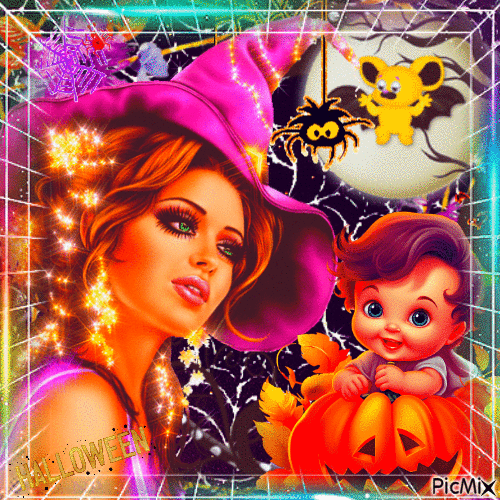 10 Fun & Colorful Happy Halloween Gif Greetings - picture 4