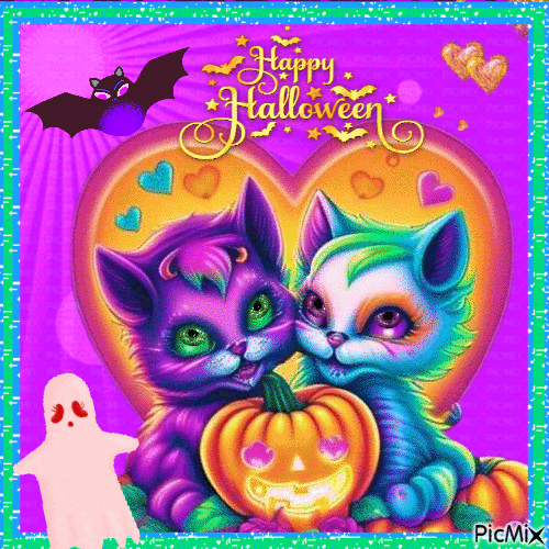 10 Fun & Colorful Happy Halloween Gif Greetings - picture 6
