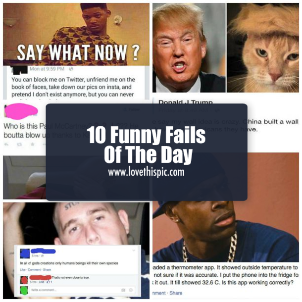 10 Funny Fails Of The Day