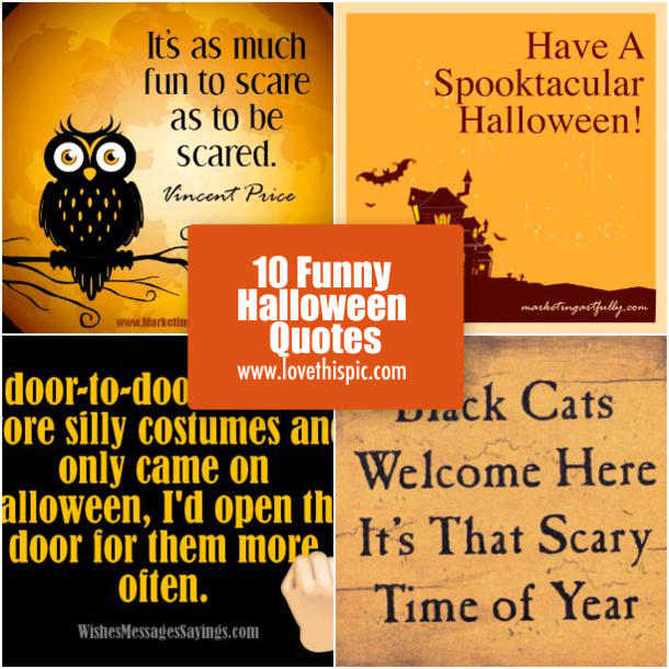 10 Funny Halloween Quotes