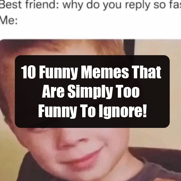 10 Funny Memes That Are Simply Too Funny To Ignore!