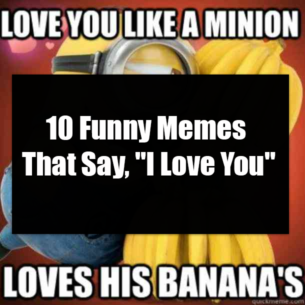 10 Funny Memes That Say, "I Love You"
