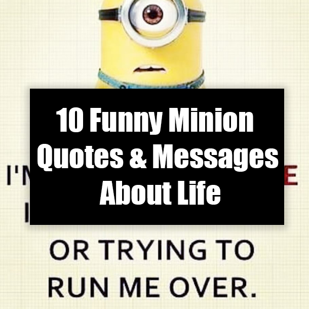 10 Funny Minion Quotes & Messages About Life