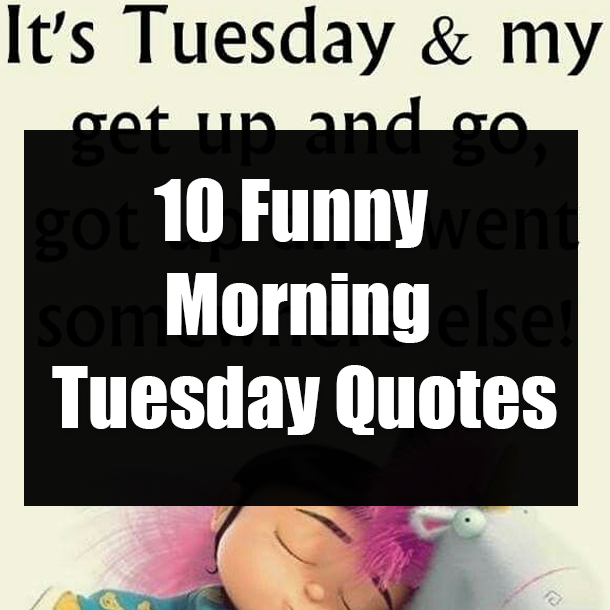 10 Funny Morning Tuesday Quotes
