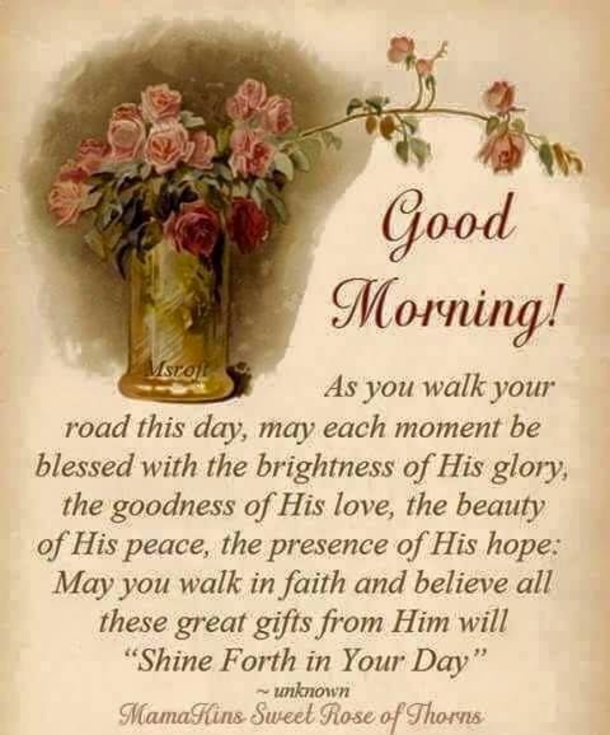 10 Good Morning Beautiful Blessings For The Day - picture 11