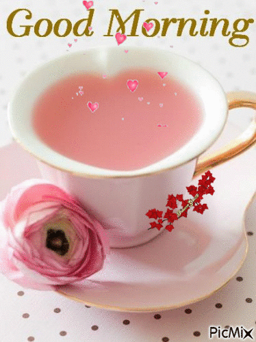 10 Good Morning Gif Images And Pictures With Flowers To Share - picture 11