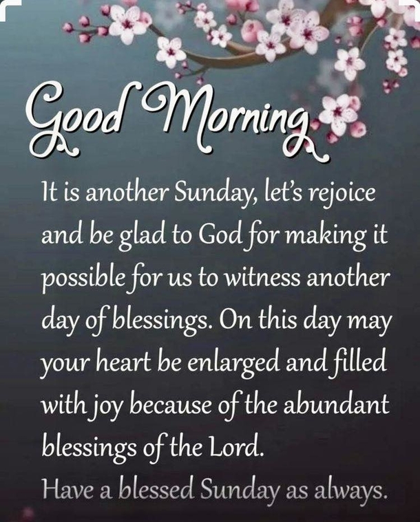 10 Good Morning Sunday Blessings Quotes That Are Overflowing With Inspiration - picture 7