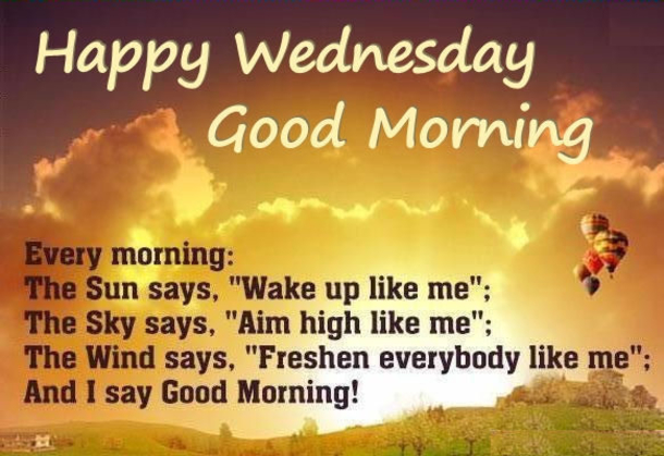 10 Good Morning Wednesday Wishes & Quotes - picture 5