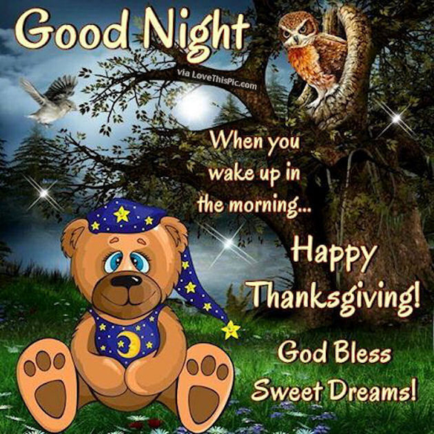 10 Good Night Wishes For A Beautiful Thanksgiving - picture 7