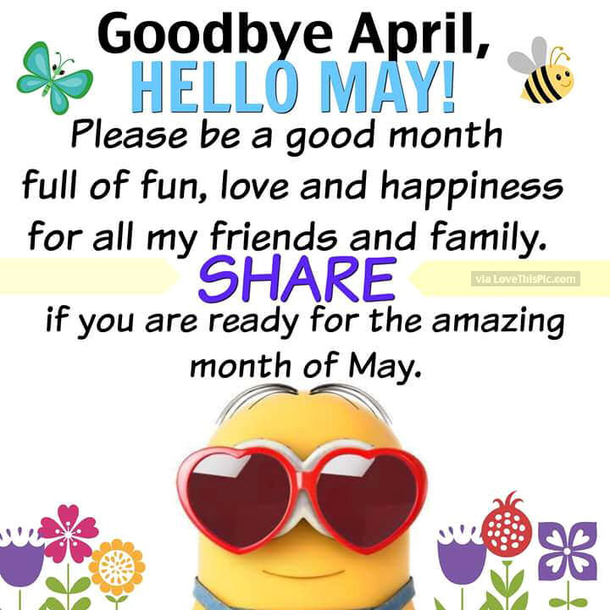10 Goodbye April Quotes, Sayings And Messages - picture 3