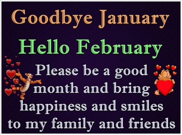 10 Goodbye January Hello February Wishes To Share - picture 3