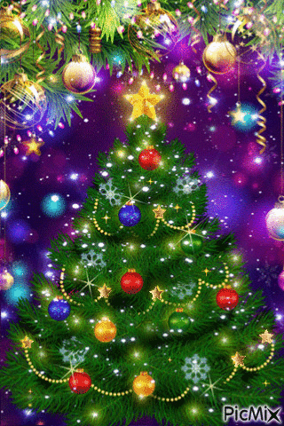 10 Gorgeous Christmas Tree Animated Images - picture 5