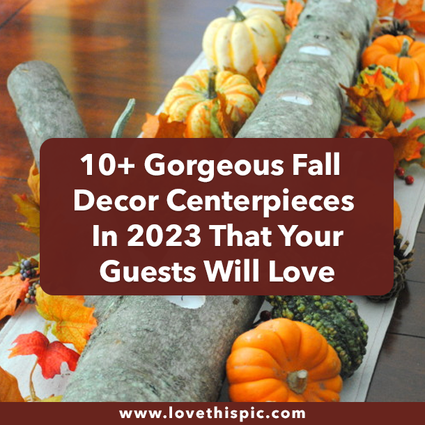 10+ Gorgeous Fall Decor Centerpieces In 2023 That Your Guests Will Love