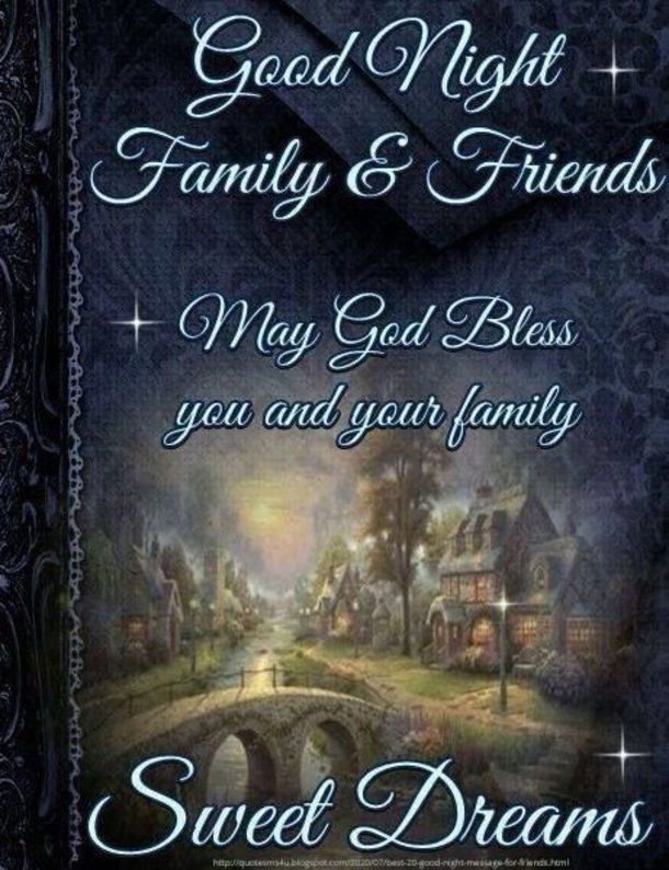 10 Great Good Night Quotes Images For Family & Friends - picture 3