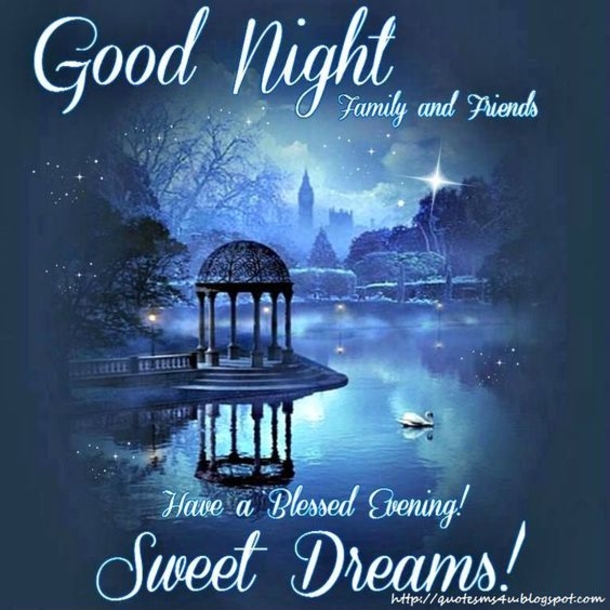 10 Great Good Night Quotes Images For Family & Friends - picture 4