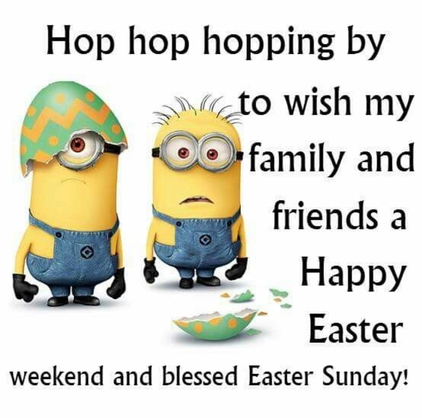 10 Great Happy Easter Minion Quotes, Images And Sayings - picture 6