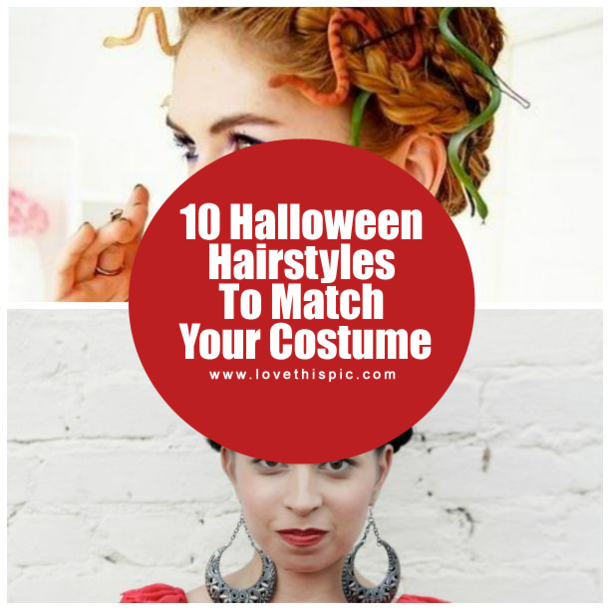 10 Halloween Hairstyles To Match Your Costume
