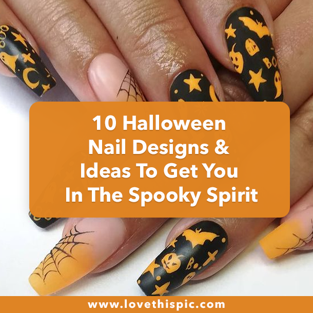 10 Halloween Nail Designs & Ideas To Get You In The Spooky Spirit