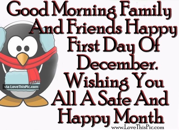 10 Happy First Day Of December Quotes - picture 9