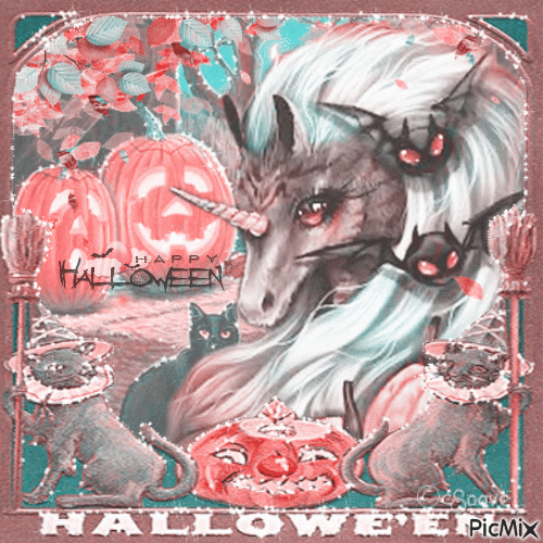10 Happy Halloween Gifs Quotes In 2023 With Animals - picture 2