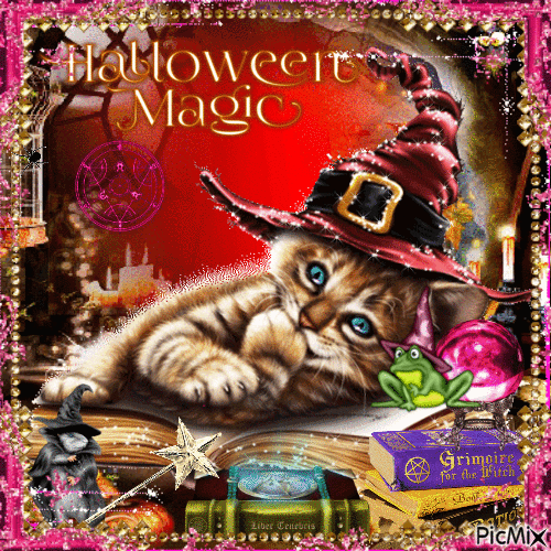 10 Happy Halloween Gifs Quotes In 2023 With Animals - picture 6