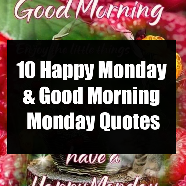 10 Happy Monday & Good Morning Monday Quotes