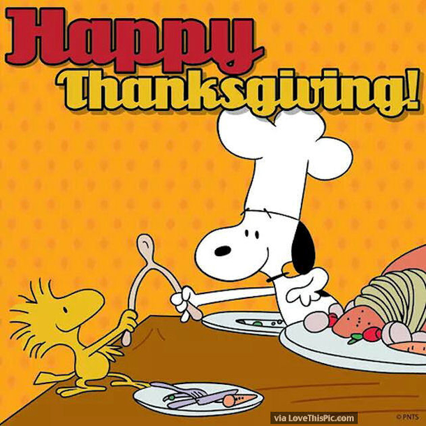10 Happy Thanksgiving Snoopy Quotes, Greetings And Wishes - picture 9