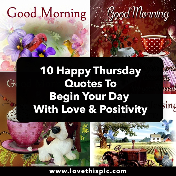 10 Happy Thursday Quotes To Begin Your Day With Love & Positivity