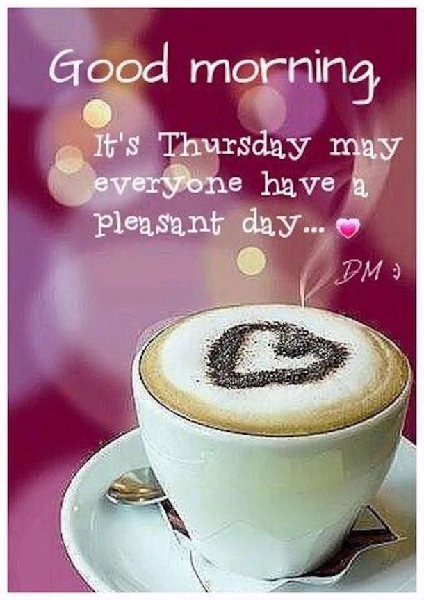10 Happy Thursday Quotes With Coffee Images - picture 7