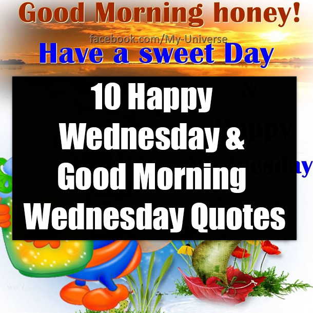 10 Happy Wednesday & Good Morning Wednesday Quotes