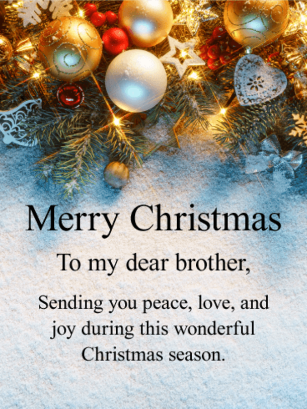 10 Heartfelt Merry Christmas 2023 Quotes For Your Brother - picture 2