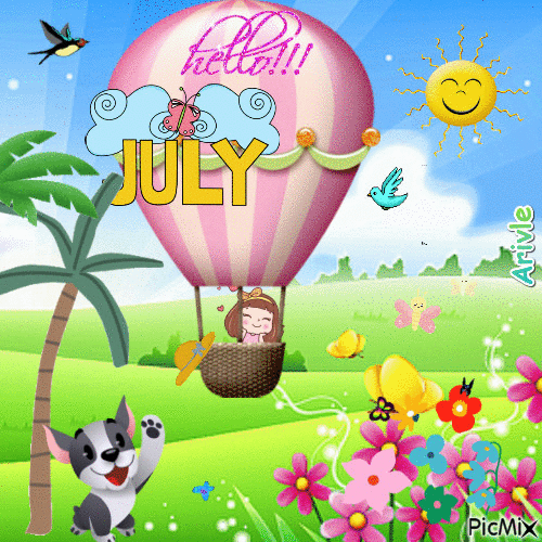 10 Hello July Animations And Quotes - picture 2