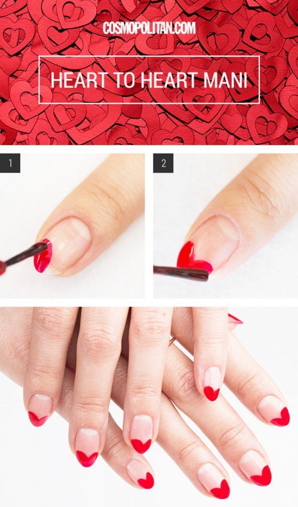 10 Hot Valentine's Day Nail Art Tutorials To Copy - picture 2